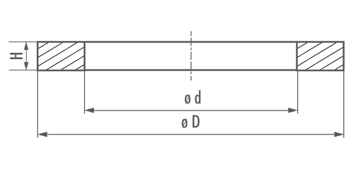 ptfe statische dichtungen stuetzringe statisch technische zeichnung.